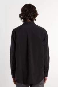 Nanamica Polyester Typewriter Shirt – Black | Centre Commercial